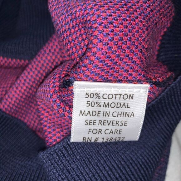 Modcloth Unite Graphic Pullover Navy Sweater S - Picture 3 of 3